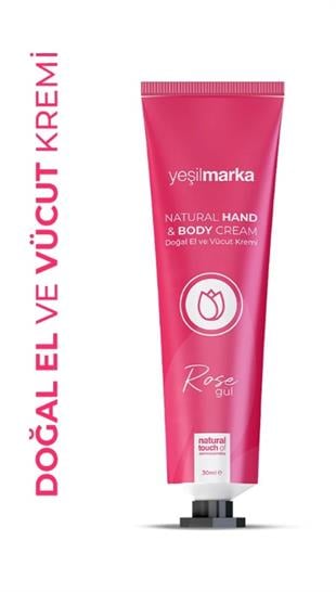 Yeşilmarka Doğal El ve Vücut Kremi 30ml