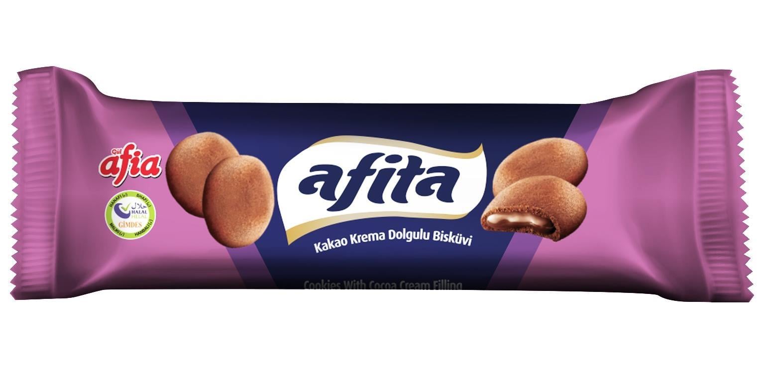 Afia Gıda Afita Kakaolu Bisküvi - 5 Adet