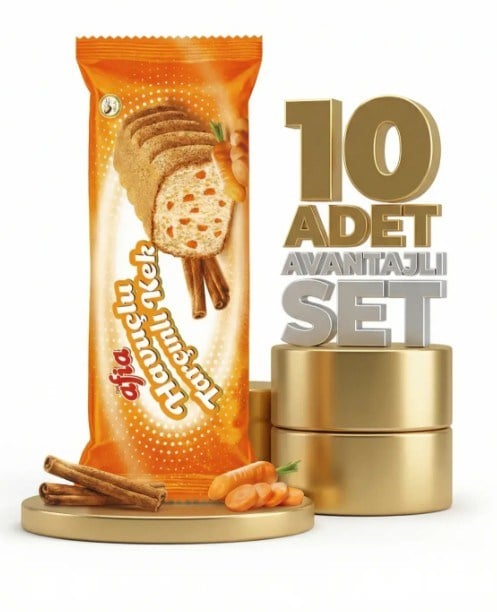 Afia Havuç Tarçınlı Kek 10x40 Gr