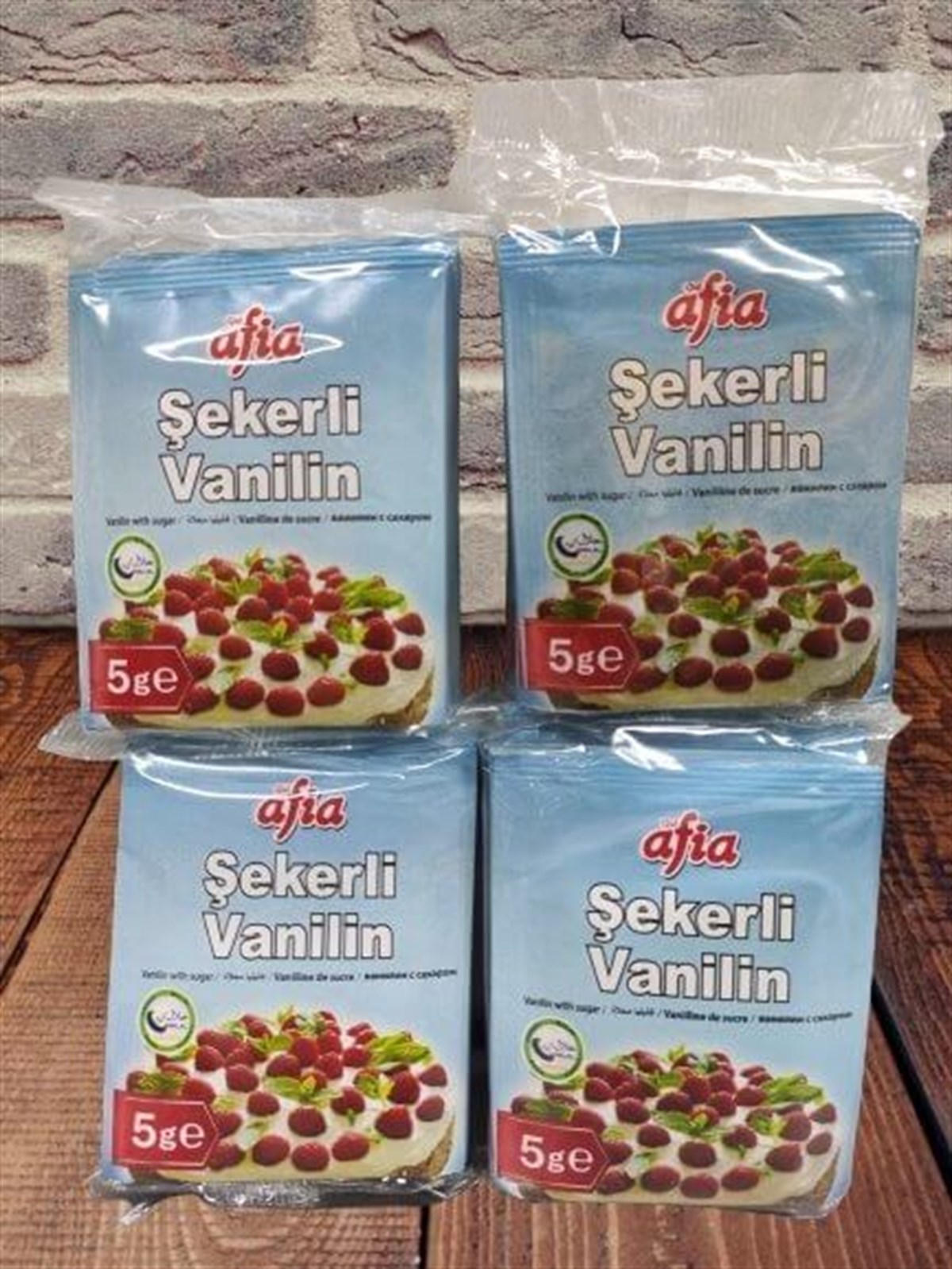 Afia Vanilin Poşet 4'lü Set