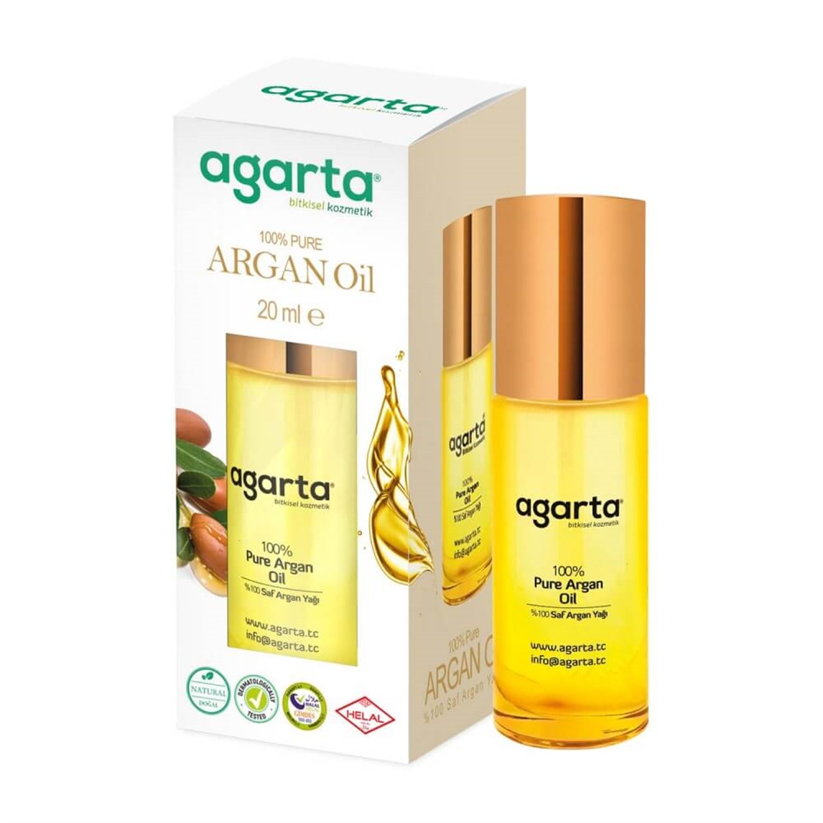 AGARTA %100 Saf Argan Yağı - 20 Ml.