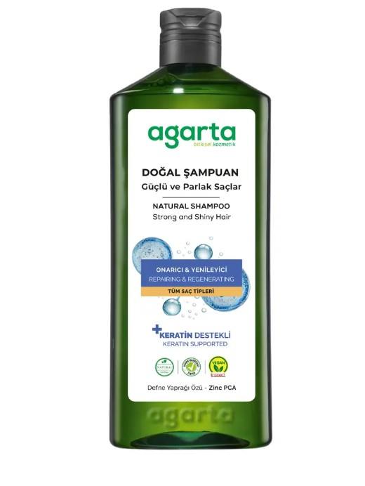 AGARTA Doğal Güçlü ve Parlak Saçlar İçin Şampuan - 400 ml