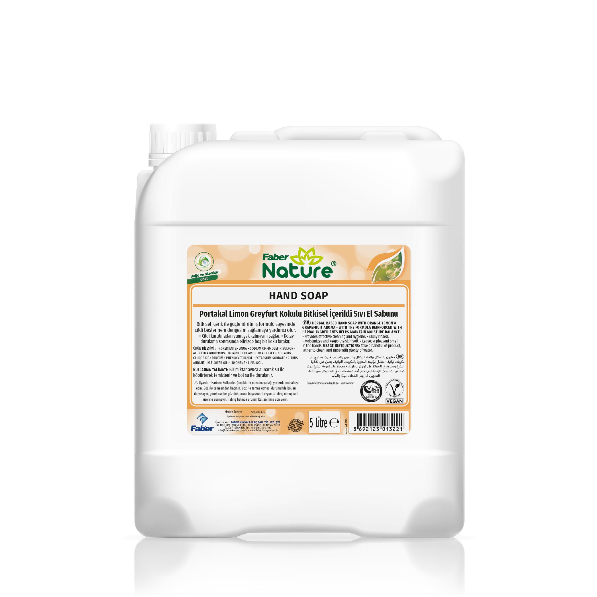 Faber Naturex Bitkisel Sıvı El Sabunu 