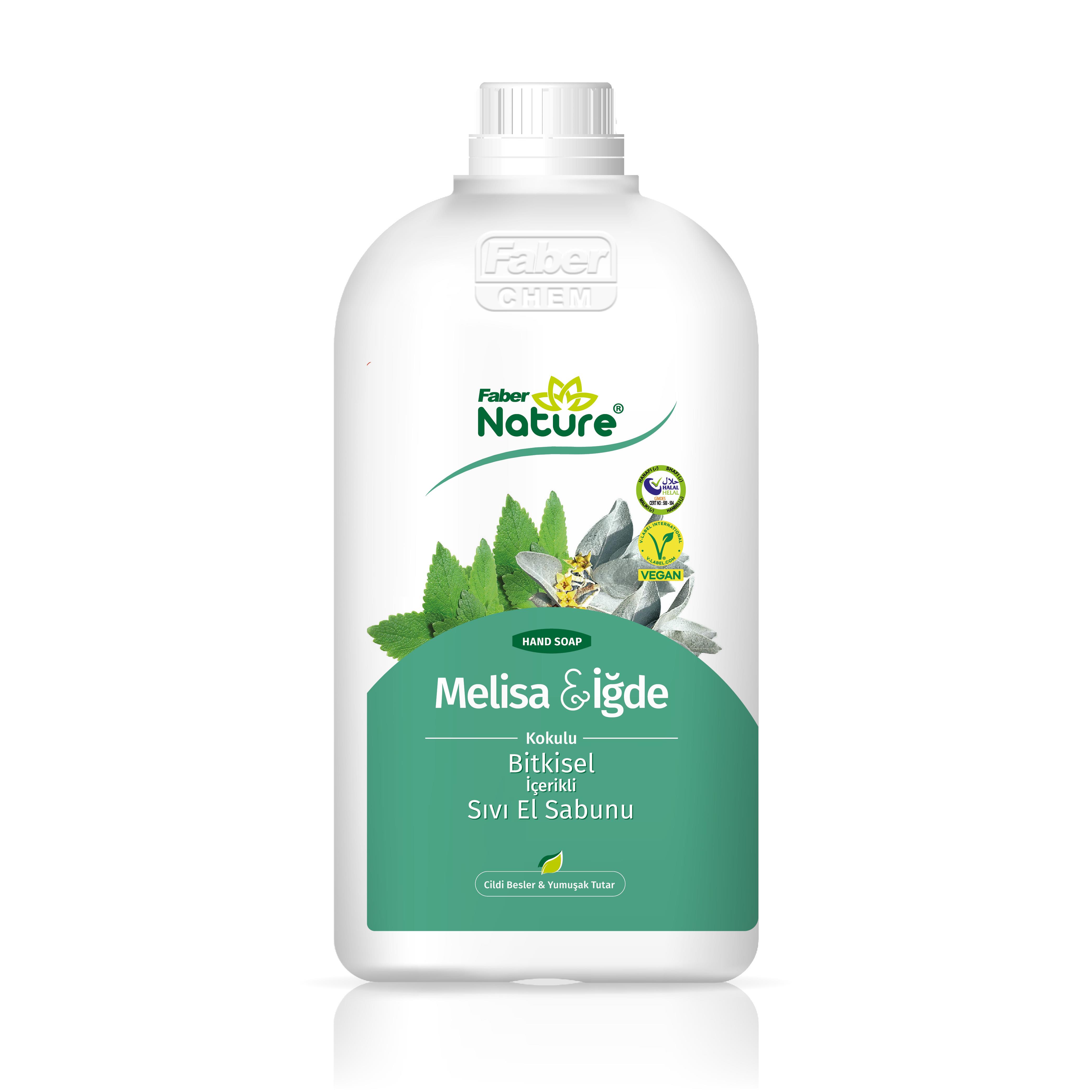 Faber Naturex Bitkisel Sıvı Sabun 2.5lt Melisa /İğde Kokulu
