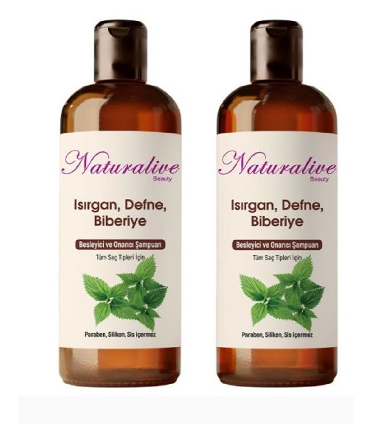 Naturalive Tüm Saç Tipleri İçin Şampuan 500ml*(2 Adet)