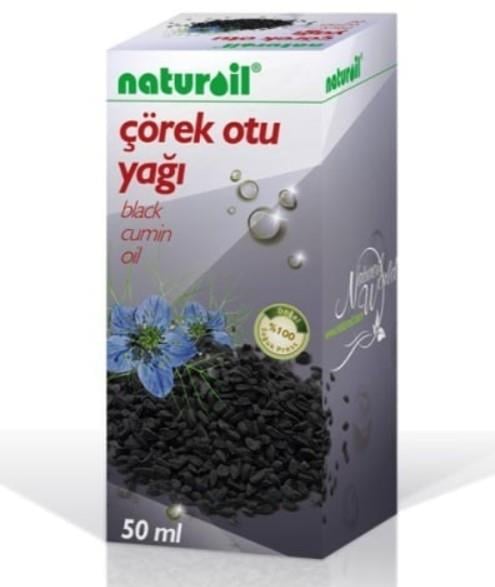 Naturoil %100 soğuk sıkım, yerli çörekotu yağı 50 ml