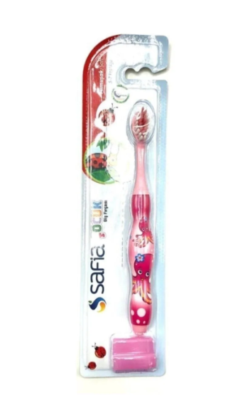 Safia Çocuk Diş Fırçası pembe