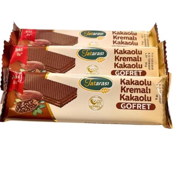 Tatarası Kakao Kremlı Gofret 35gr 3lü Set