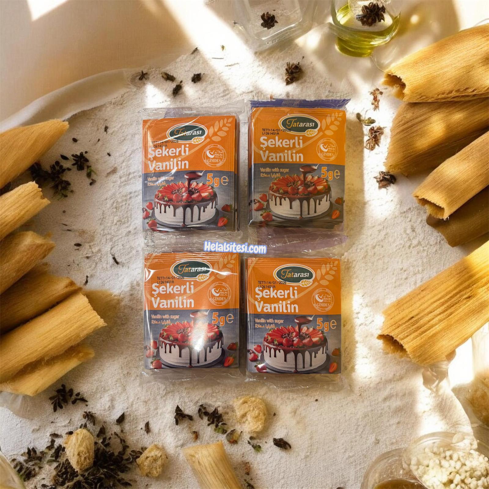 Tatarası Şekerli Vanilin 10*5gr 4lü Set