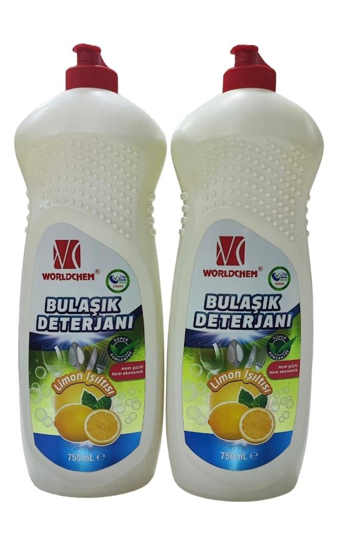 Worldchem Elde Bulaşık Deterjan 750ML* 2li Set