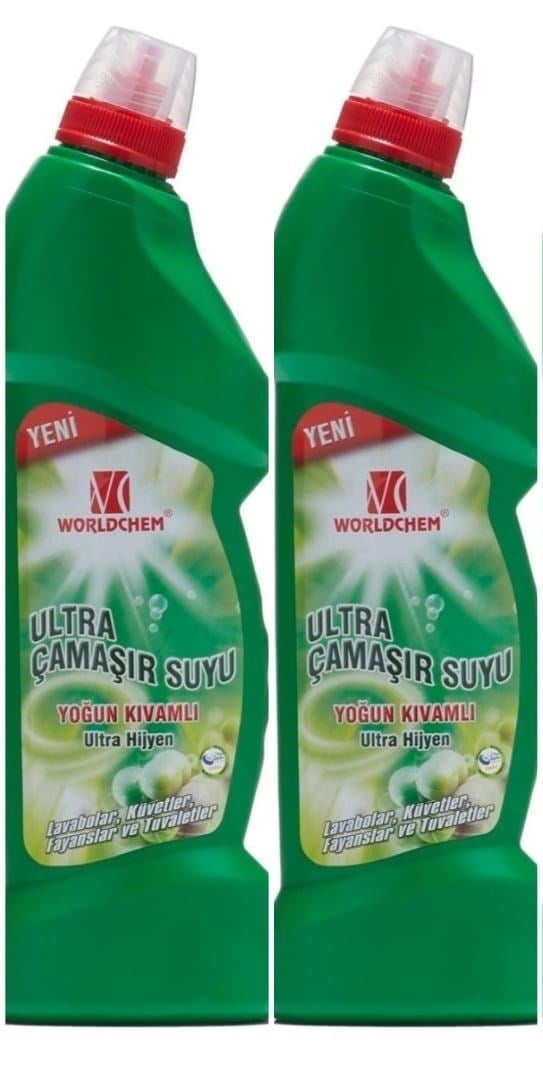 Worldchem Yoğun Kıvamlı Çamaşır Suyu 750 ml * 2li Set