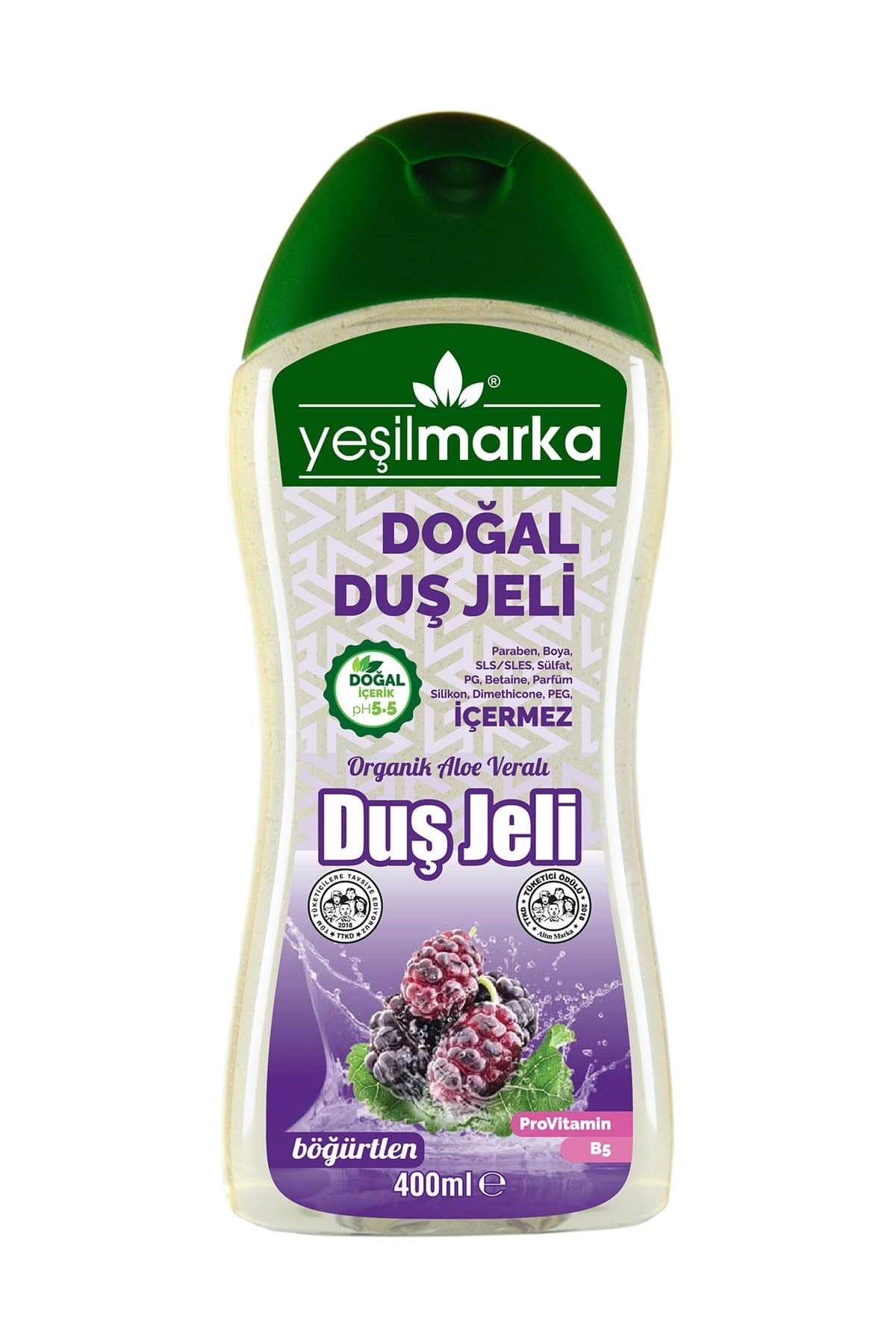 Yeşilmarka Doğal Duş Jeli - Böğürtlen helalsitesi.com