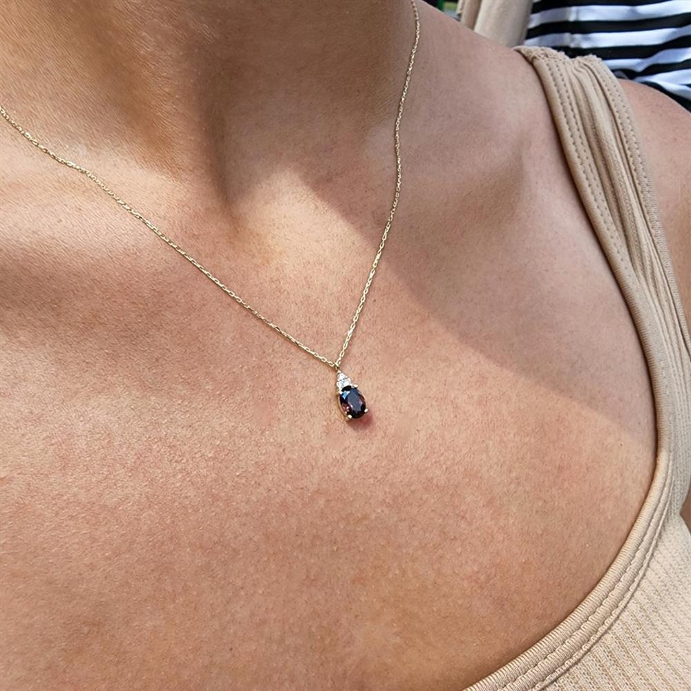 FasekGoldGÜMÜŞ1.10 CT Brown (Smoky)Taşlı 0,15CT Pırlanta(Signty) Taşlı Minimal Tasarım Hediye Tarz 925 Gümüş Kolye