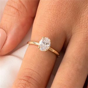 FasekGoldGÜMÜŞGümüş Yüzük - 1.50 Karat Swarovski Tektaş 925 Ayar Gümüş Evlilik Teklifi Yüzüğü