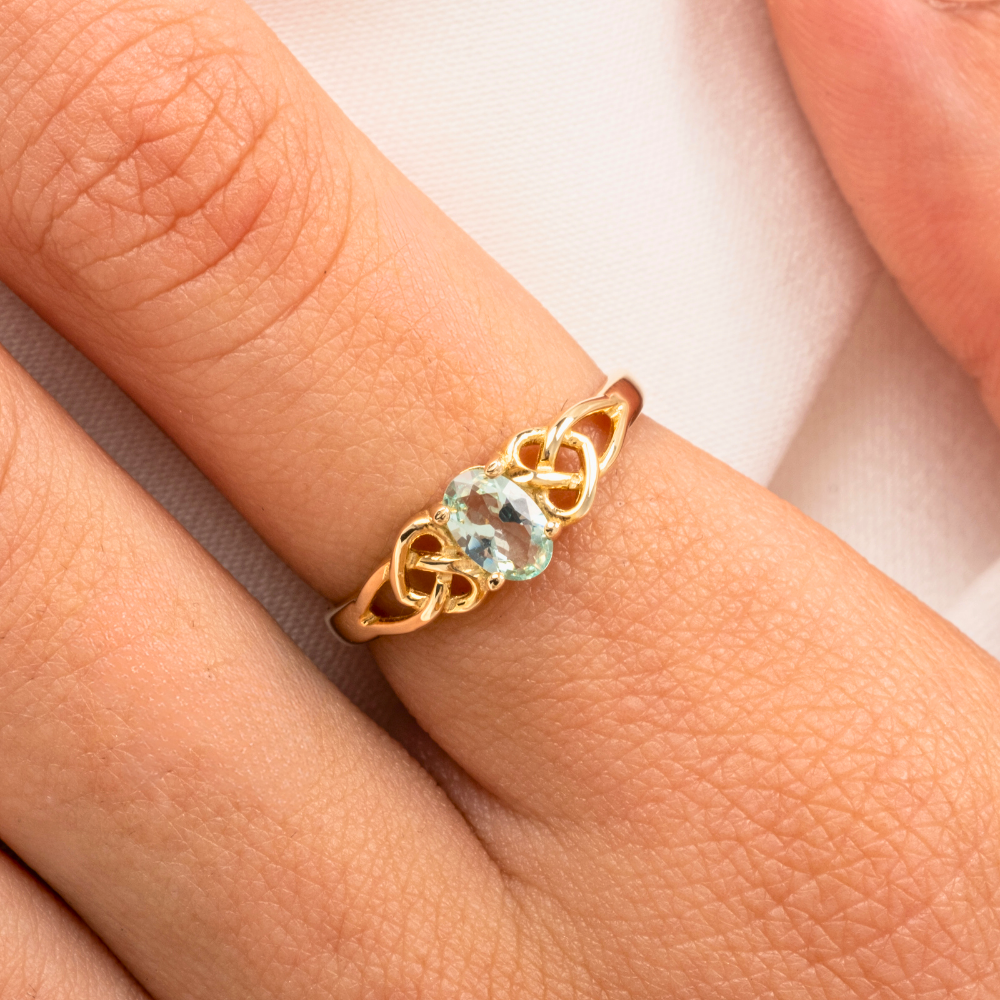 FasekGoldGÜMÜŞ0.60 Karat Green Topaz Taşlı Fantazi Modern Tasarım 925 Ayar Gümüş Evlilik Alyansı