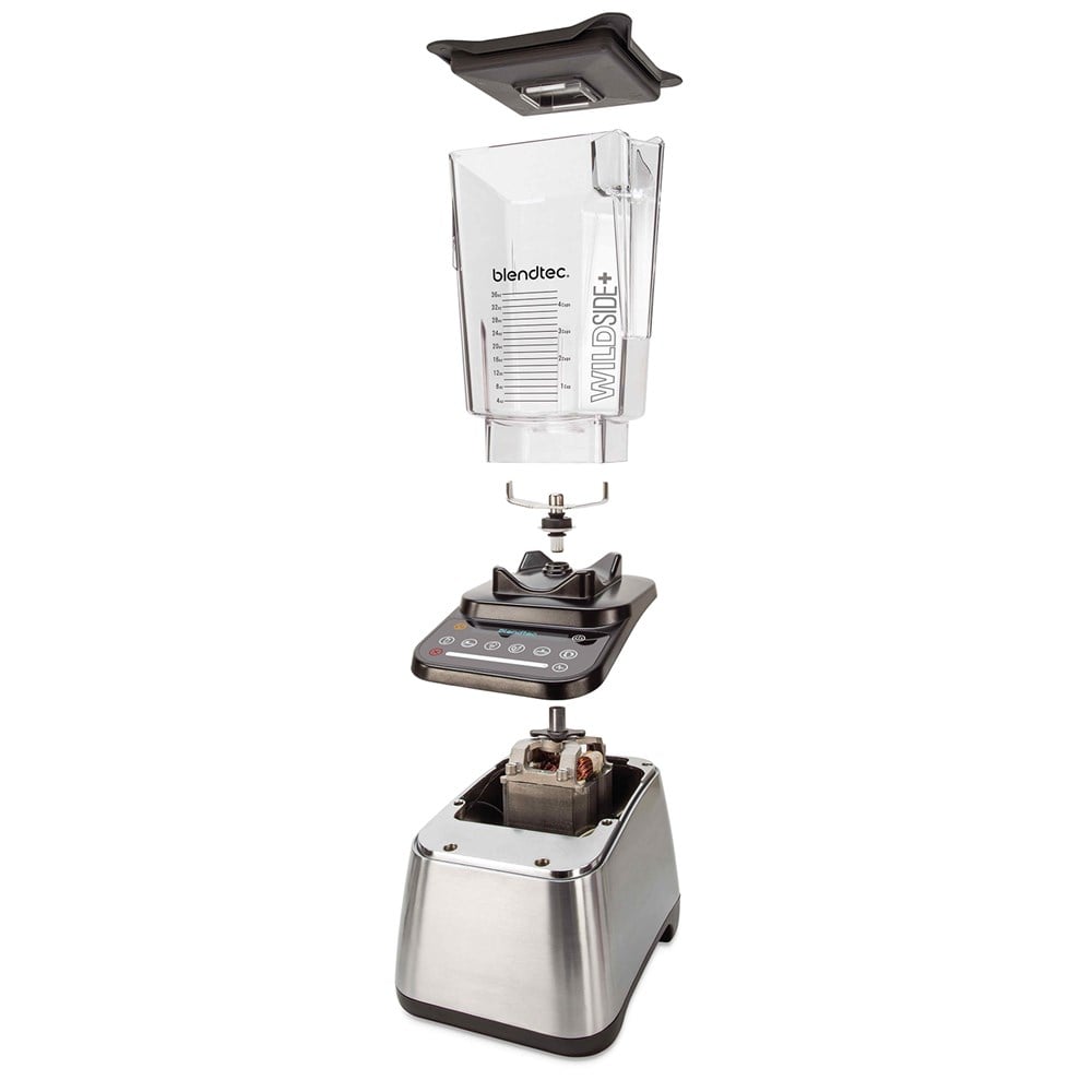 Blendtec - Designer 650s Paslanmaz Çelik Blender,3 hp,1560W,WildSide+ - D650D0507A1A-EUA1AP1