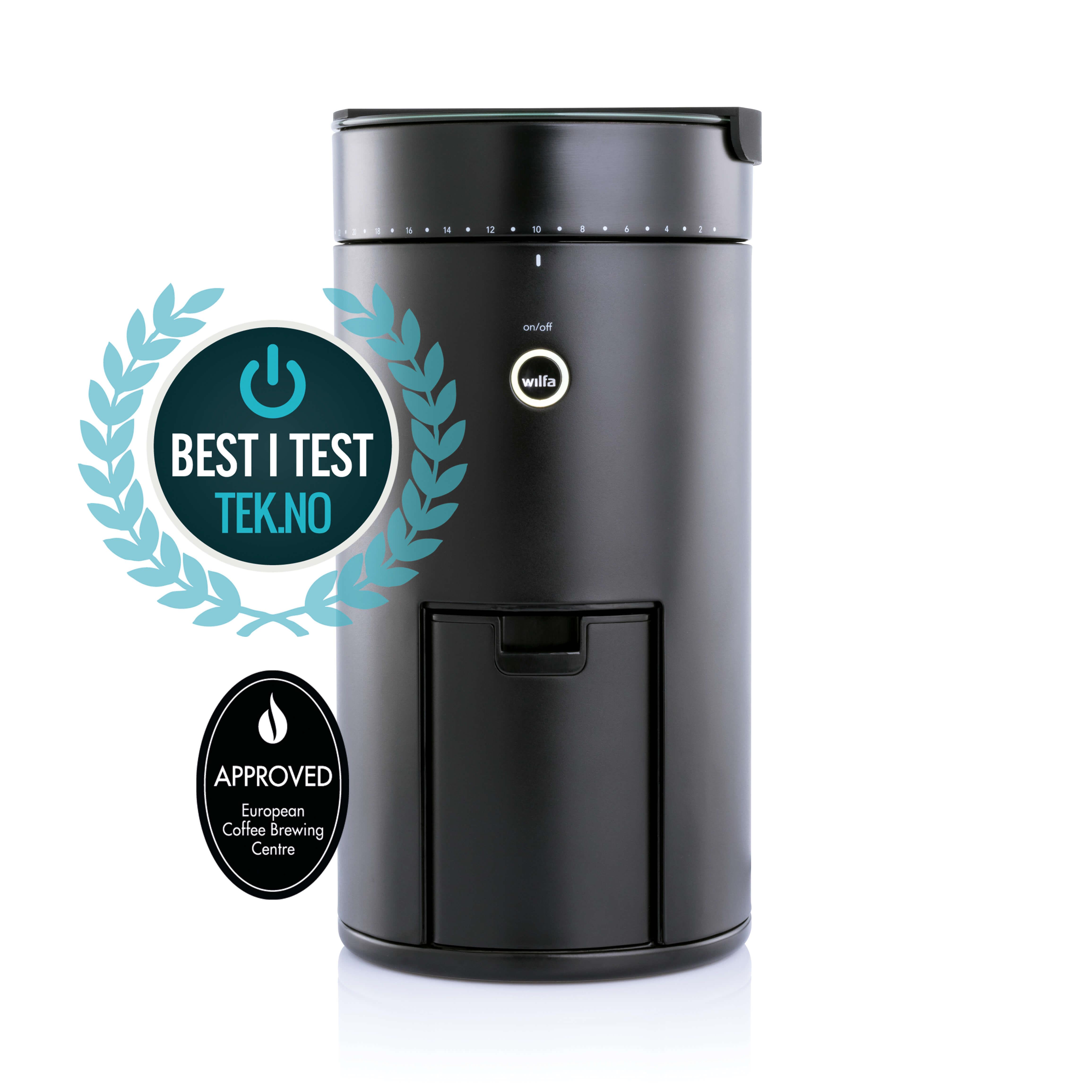 Wilfa - Uniform+ 58mm Flat Dişli Tartılı Kahve Öğütücü - Siyah - WSFBS-200B