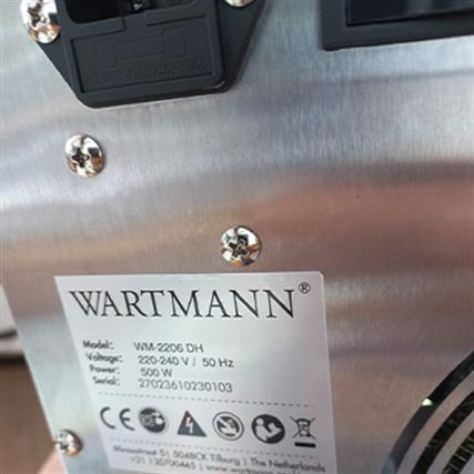 2. El Wartmann Paslanmaz Çelik Meyve Ve Sebze Kurutma Makinesi - WM-2206 DH