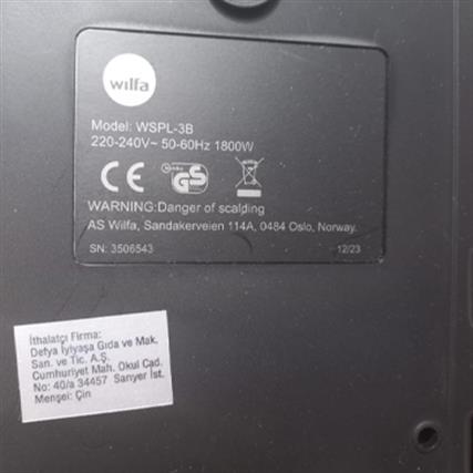 2. El Wilfa - Performance Filtre Kahve Makinesi 1,800W 1.25 Lt. - WSPL-3B