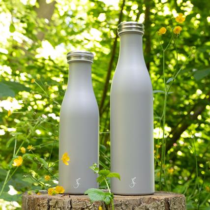 Lurch - 500 ml Granit Gri, Paslanmaz Çelik Termos - Çift Cidarlı, Sızdırmaz - 240805