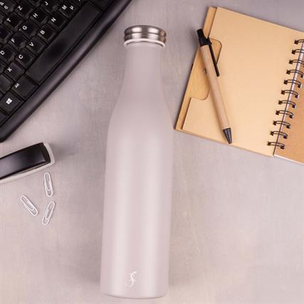 Lurch - 750 ml Granit Gri, Paslanmaz Çelik Termos - Çift Cidarlı, Sızdırmaz - 240809