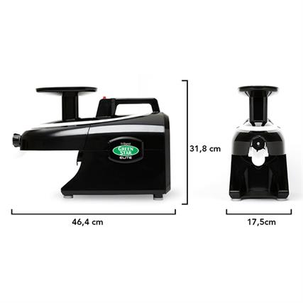 Tribest - Greenstar Elite Soğuk Sıkım Meyve Ve Sebze Sıkacağı - GSE-5010-F-Siyah