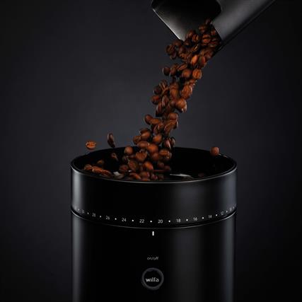Wilfa - Uniform+ 58mm Flat Dişli Tartılı Kahve Öğütücü - Siyah - WSFBS-200B