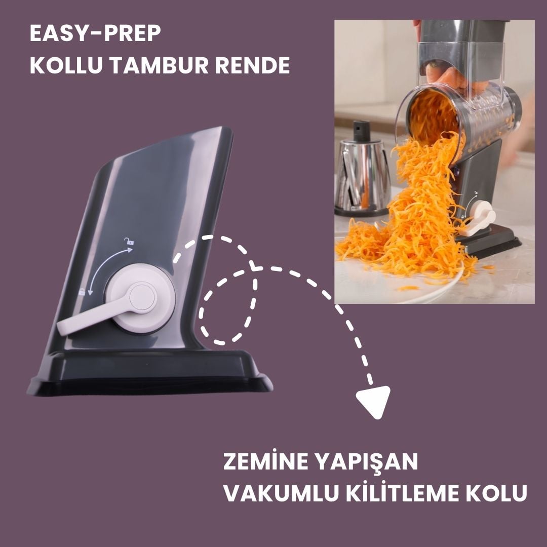 Vakumlu taban ile sabit kullanım