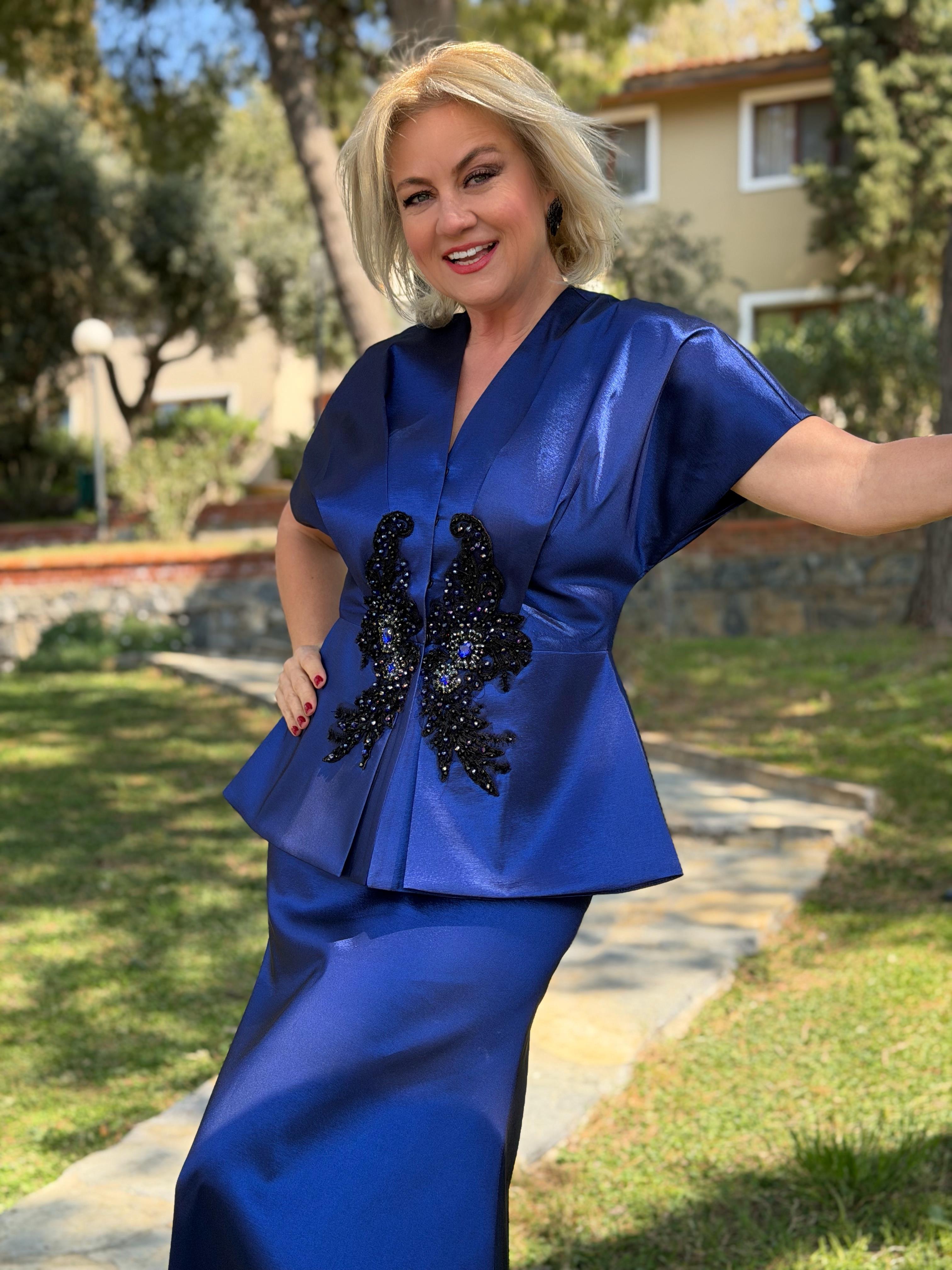 Amara Ceket Safir-Modalody-Ceket