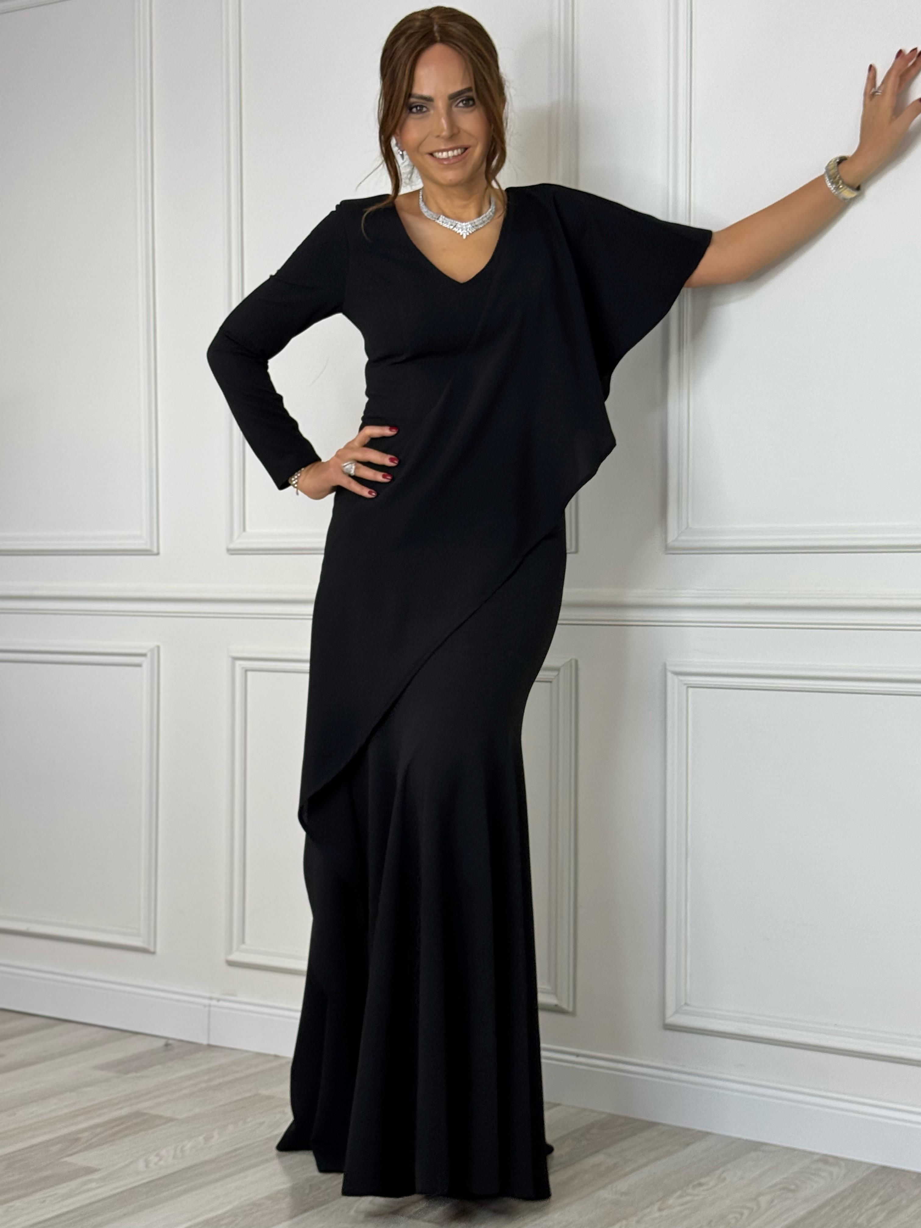 Reina Elbise Siyah-Modalody-Abiye