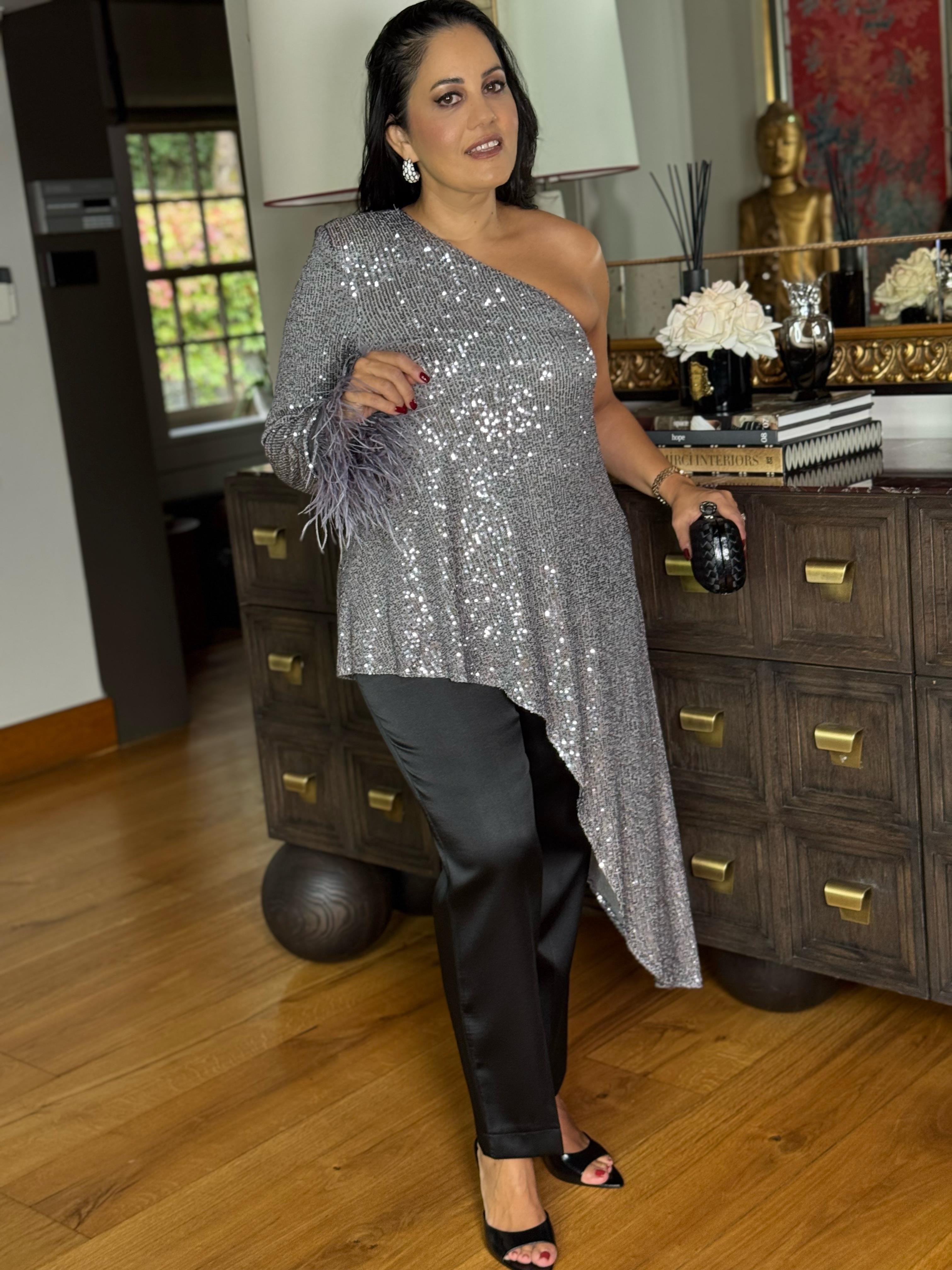 Sirena Tunik Silver-Modalogy-Tunik