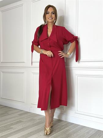 Amalfi Elbise Kırmızı-Modalody-Elbise