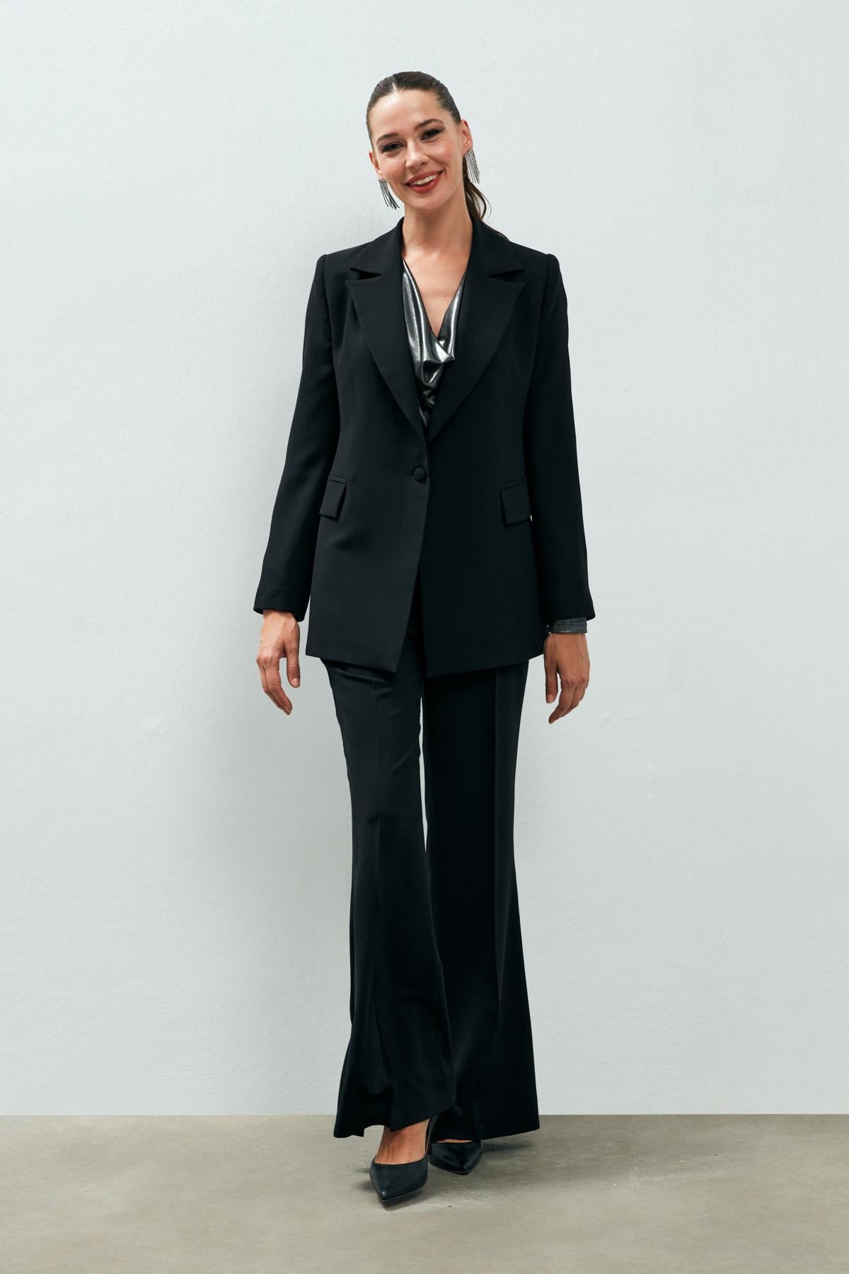  Martha Jacket Black-Modalody-Plus Size Jackets
