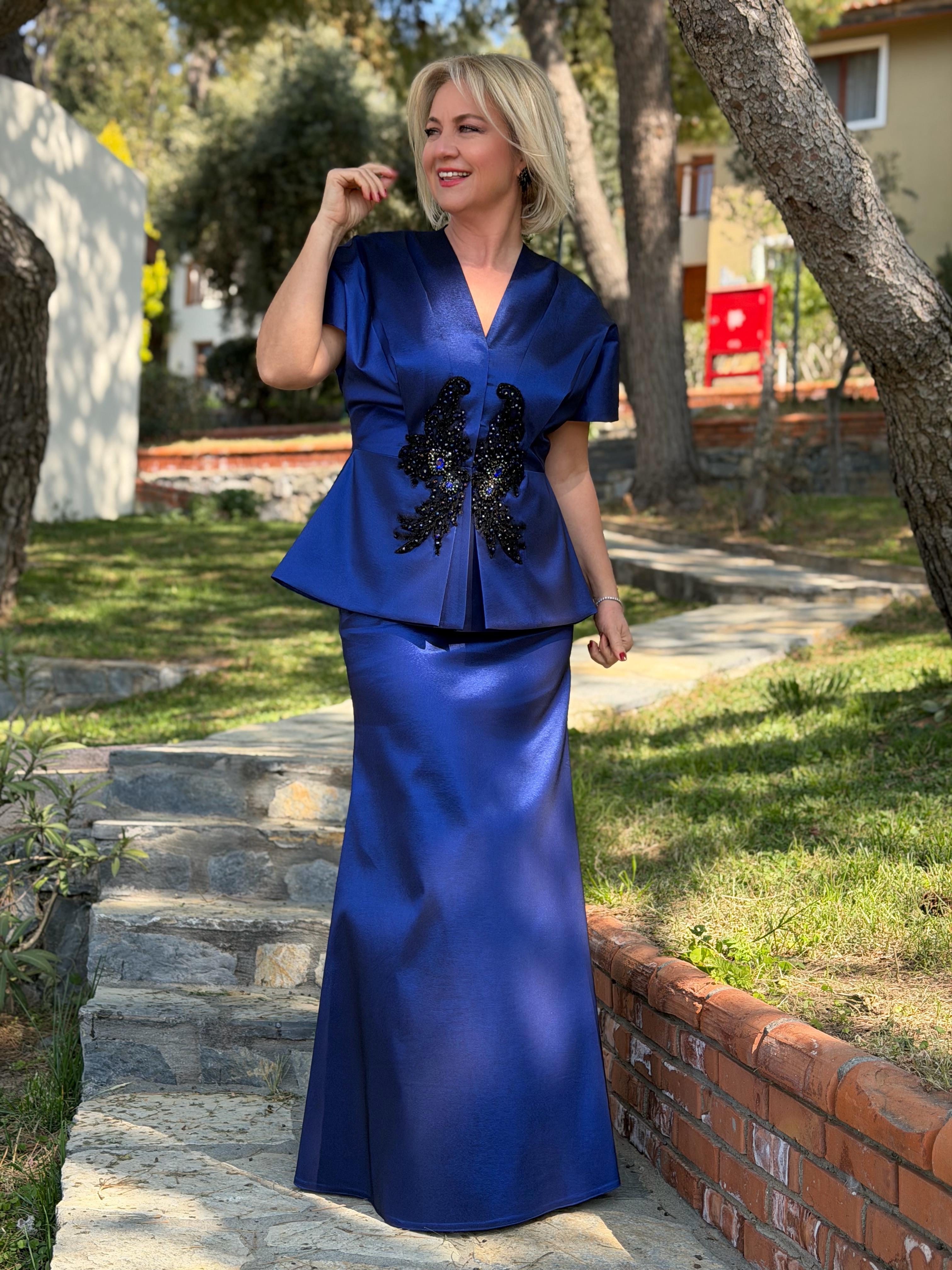 Amara Skirt Sapphire-Modalody-Skirts