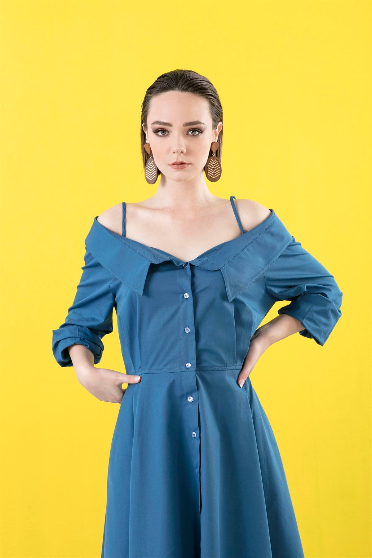 Aysha Dress Blue