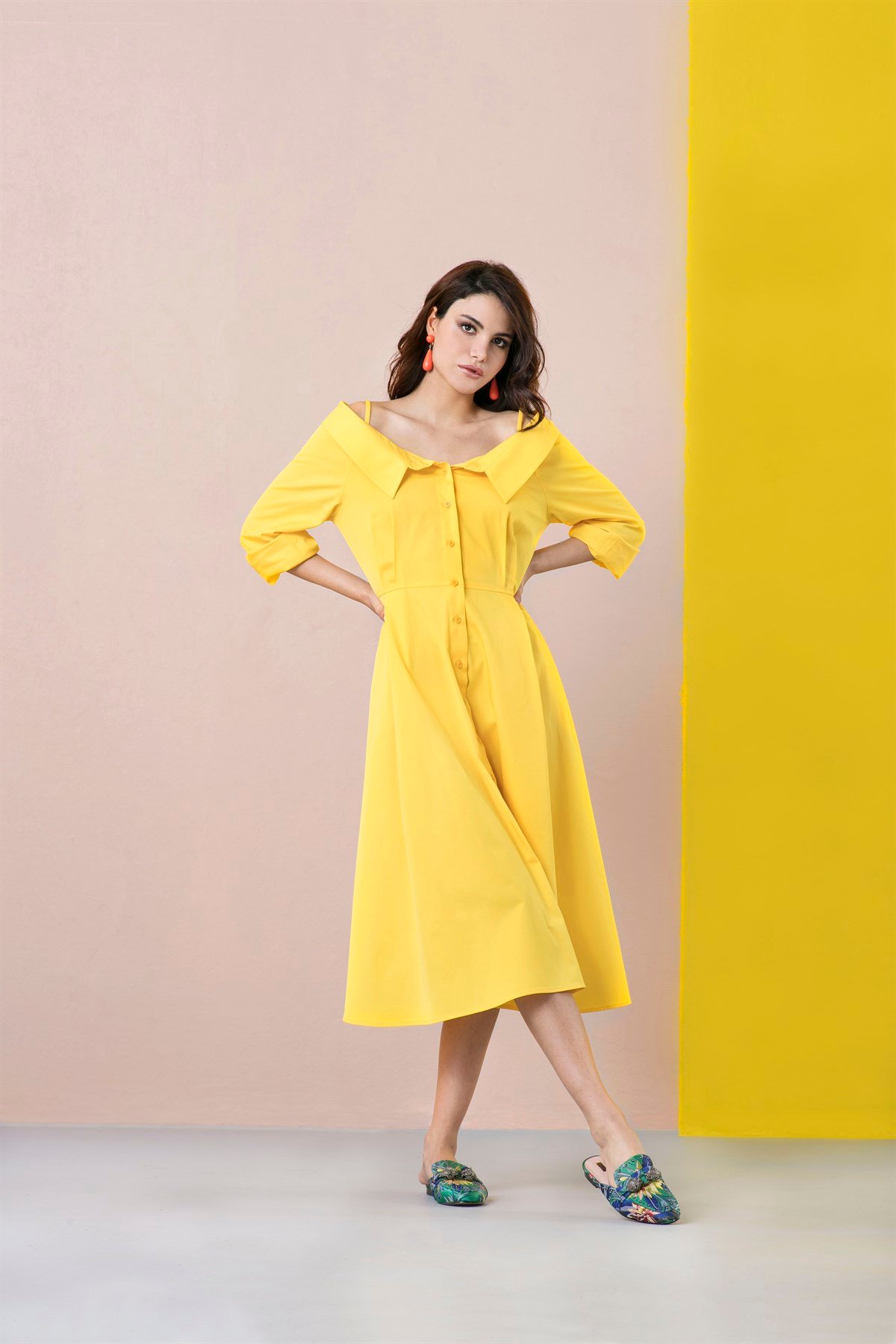 Aysha Dress Yellow