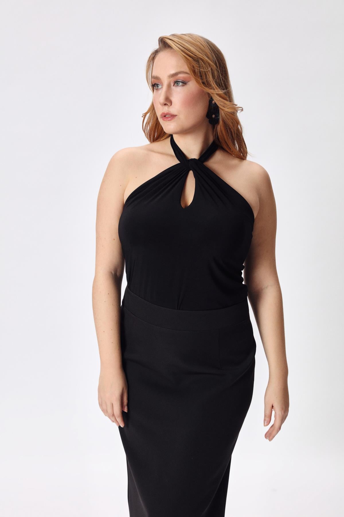 Frezia Blouse Pinko-Modalody-Plus Size Blouses