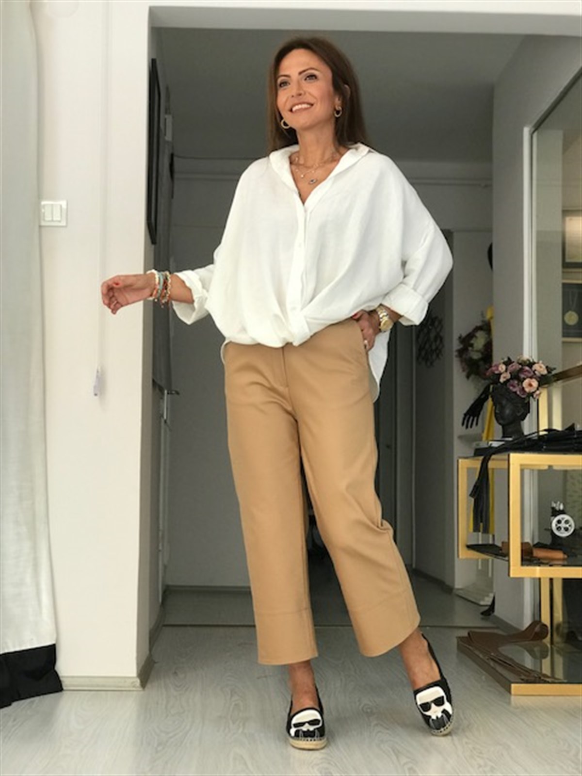Latte Trousers Beige
