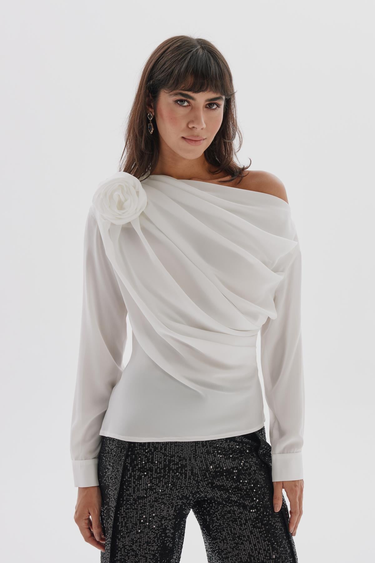 Lila Blouse-Modalody-Plus Size Blouses