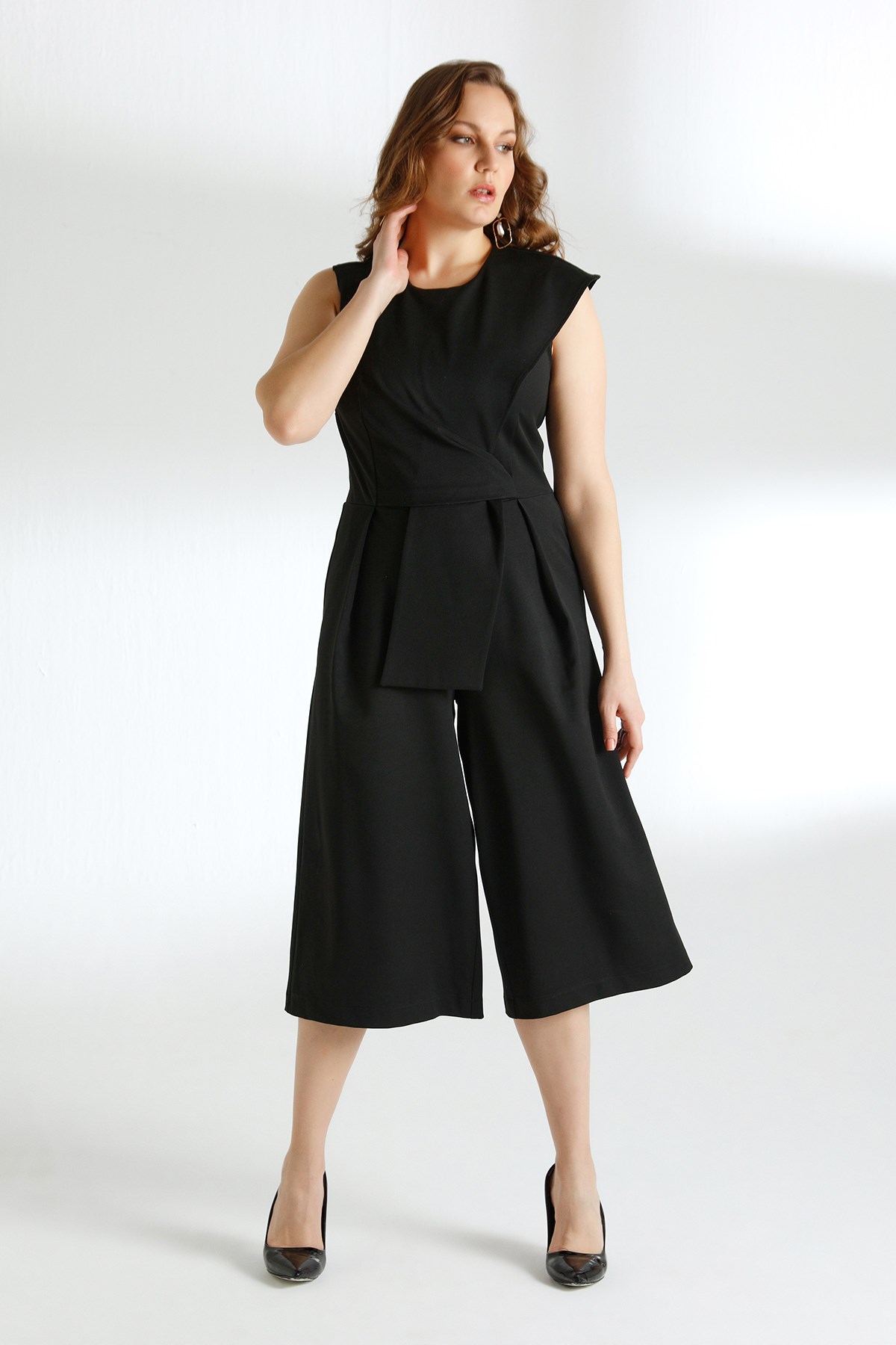 Loop Jumpsuit Black-Modalogy-Jumpsuits