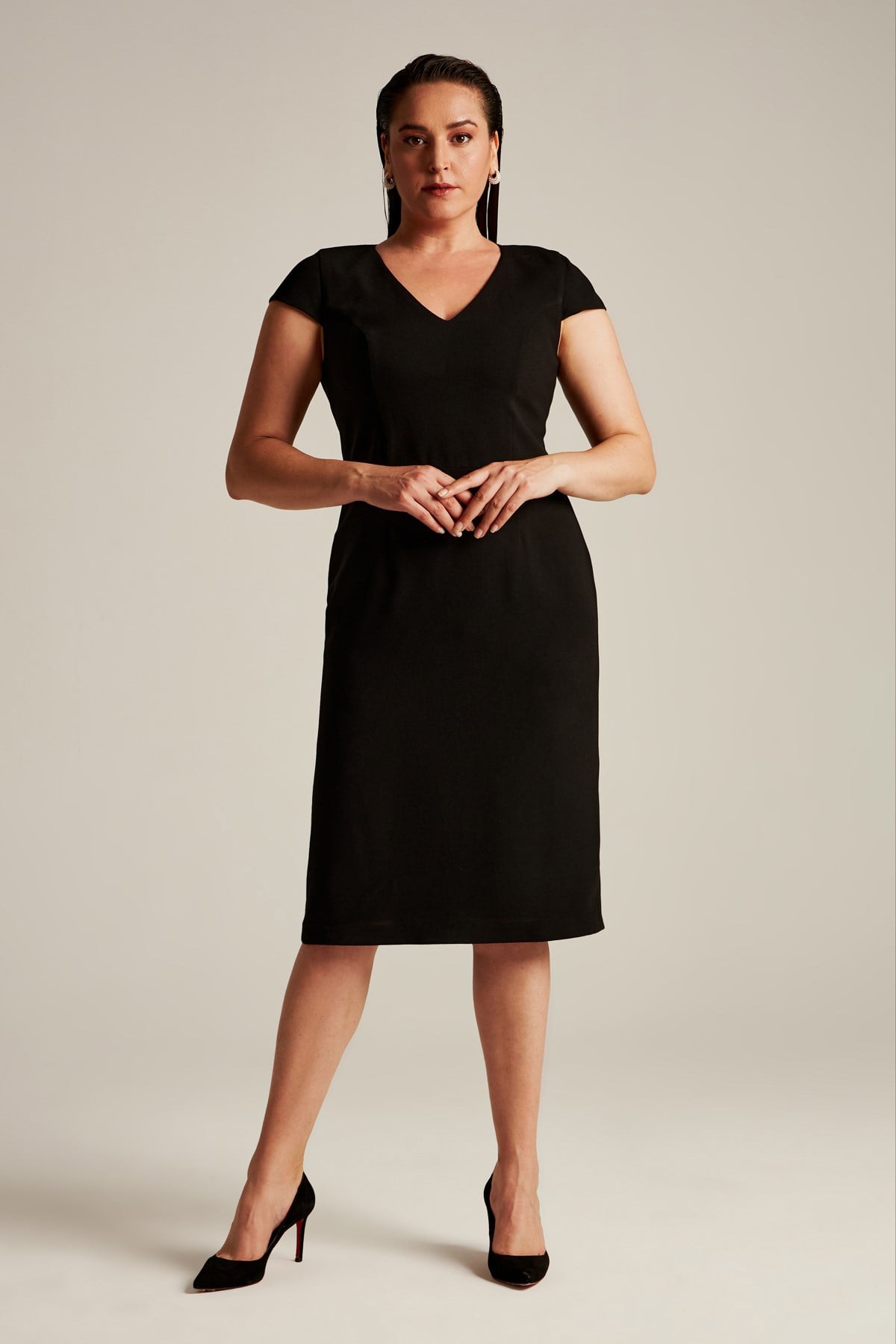 Maria Dress Black-Modalody-Plus Size Dresses