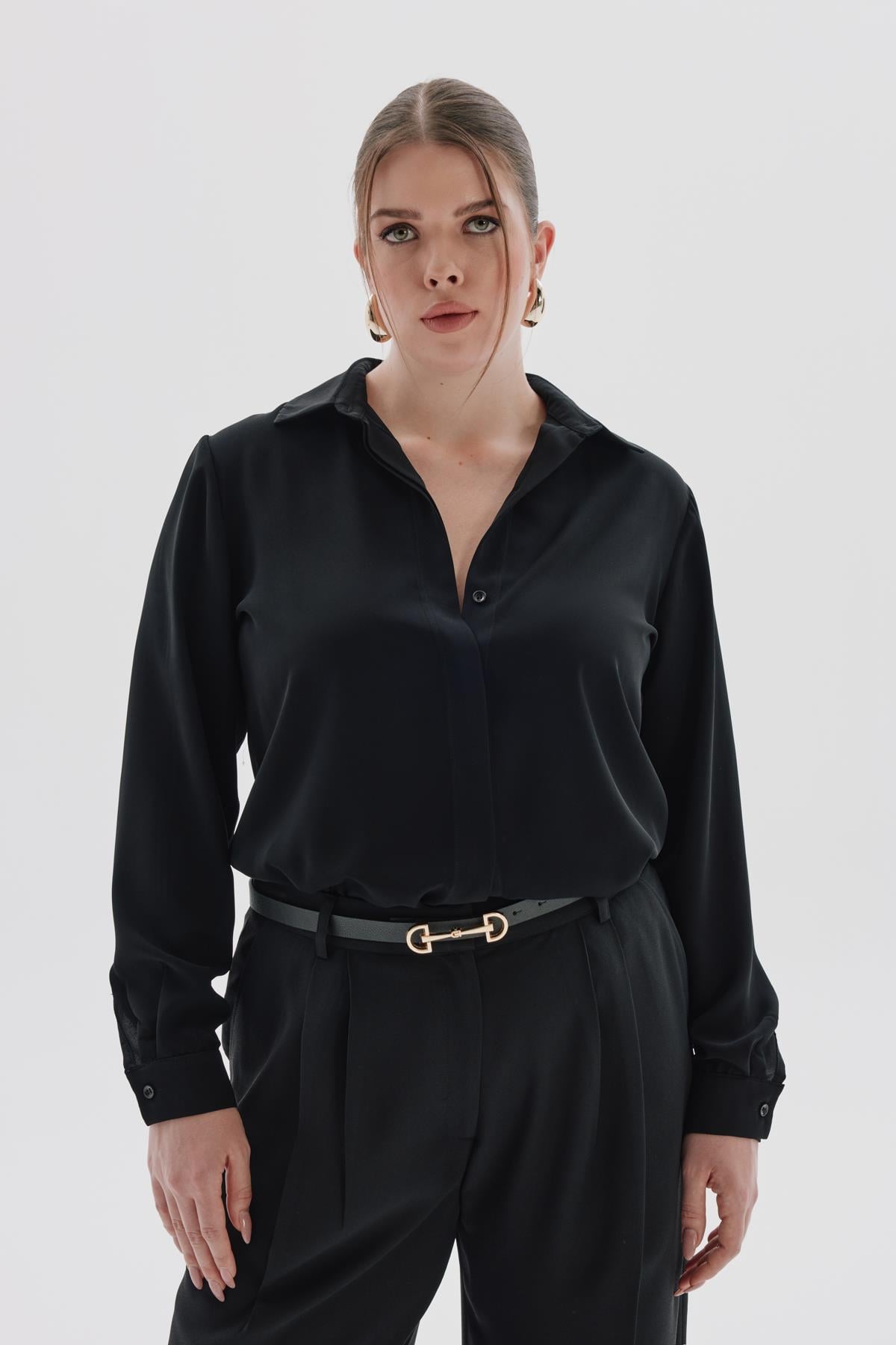 Paula Trousers Black-Modalogy-Trousers