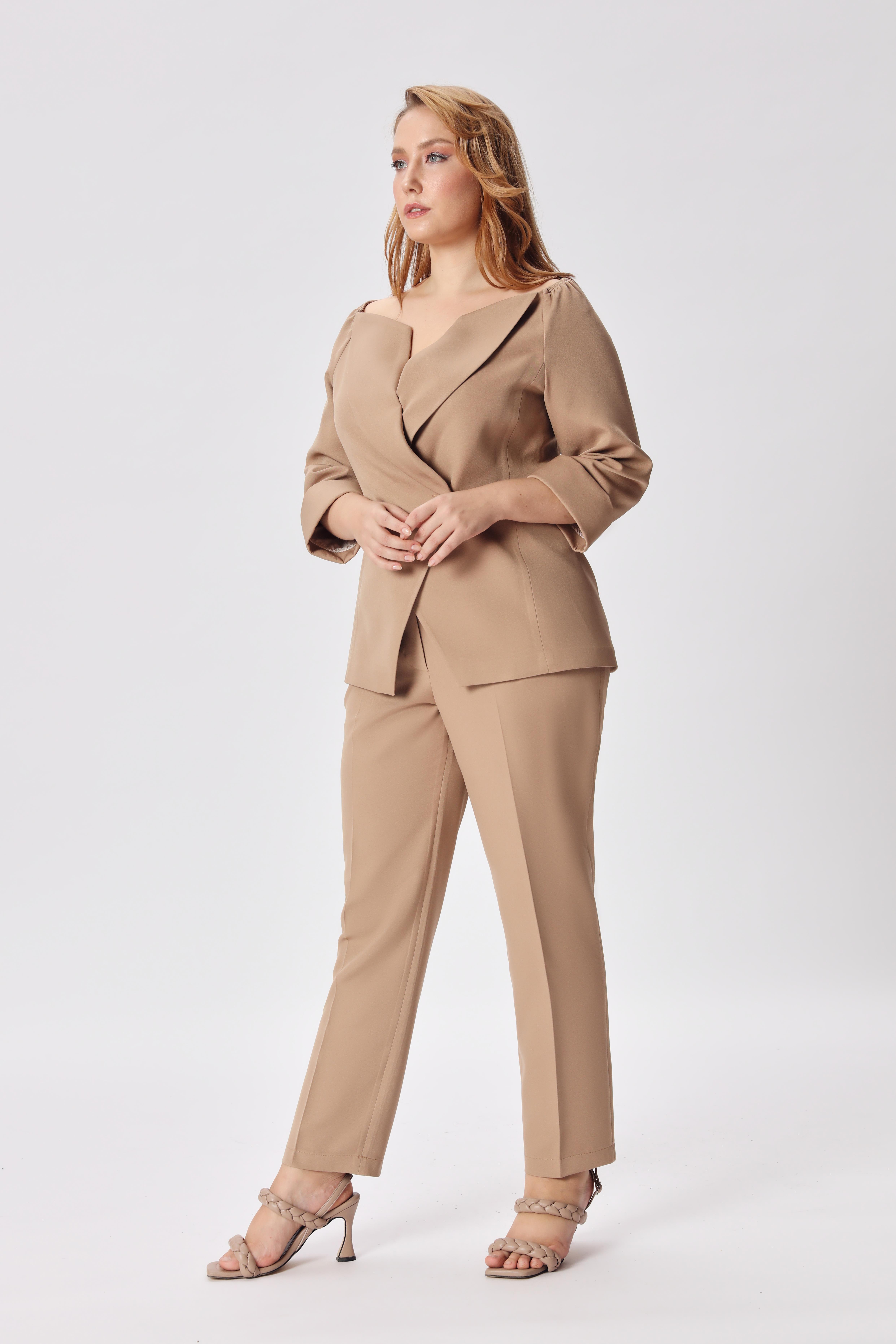 Rima Jacket White-Modalody-Plus Size Jackets