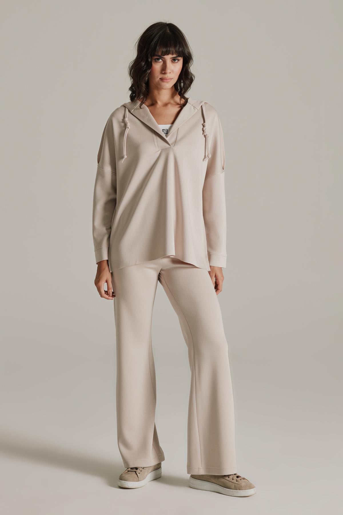 Studio Beige Jogger Trousers-Modalody-Jogger