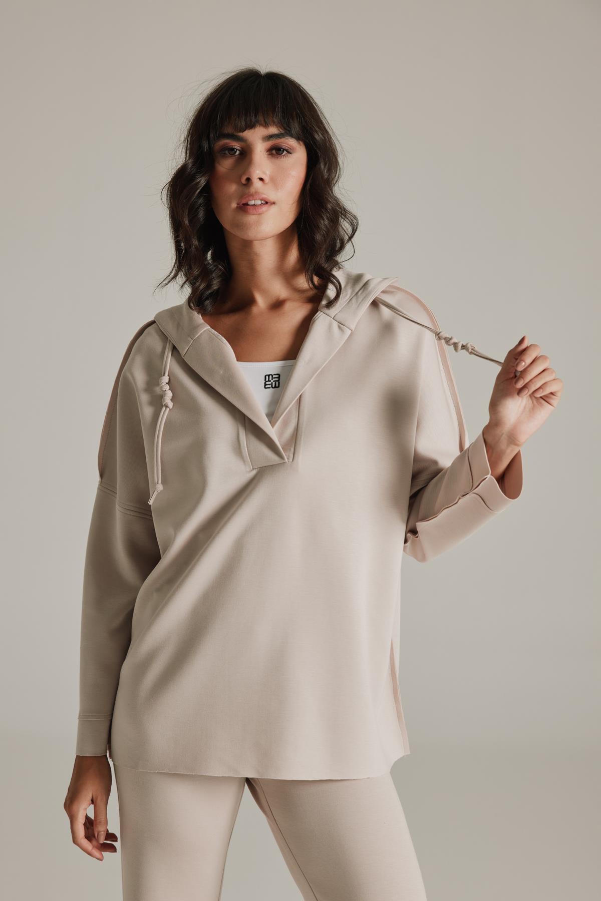 Studio Beige Sweatshirt-Modalody-SWEATSHİRT