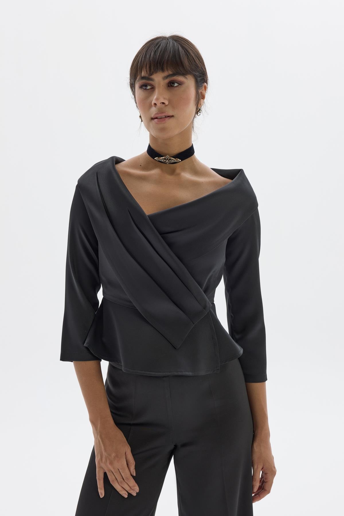 Victoria Jacket Black-Modalody-Plus Size Jackets