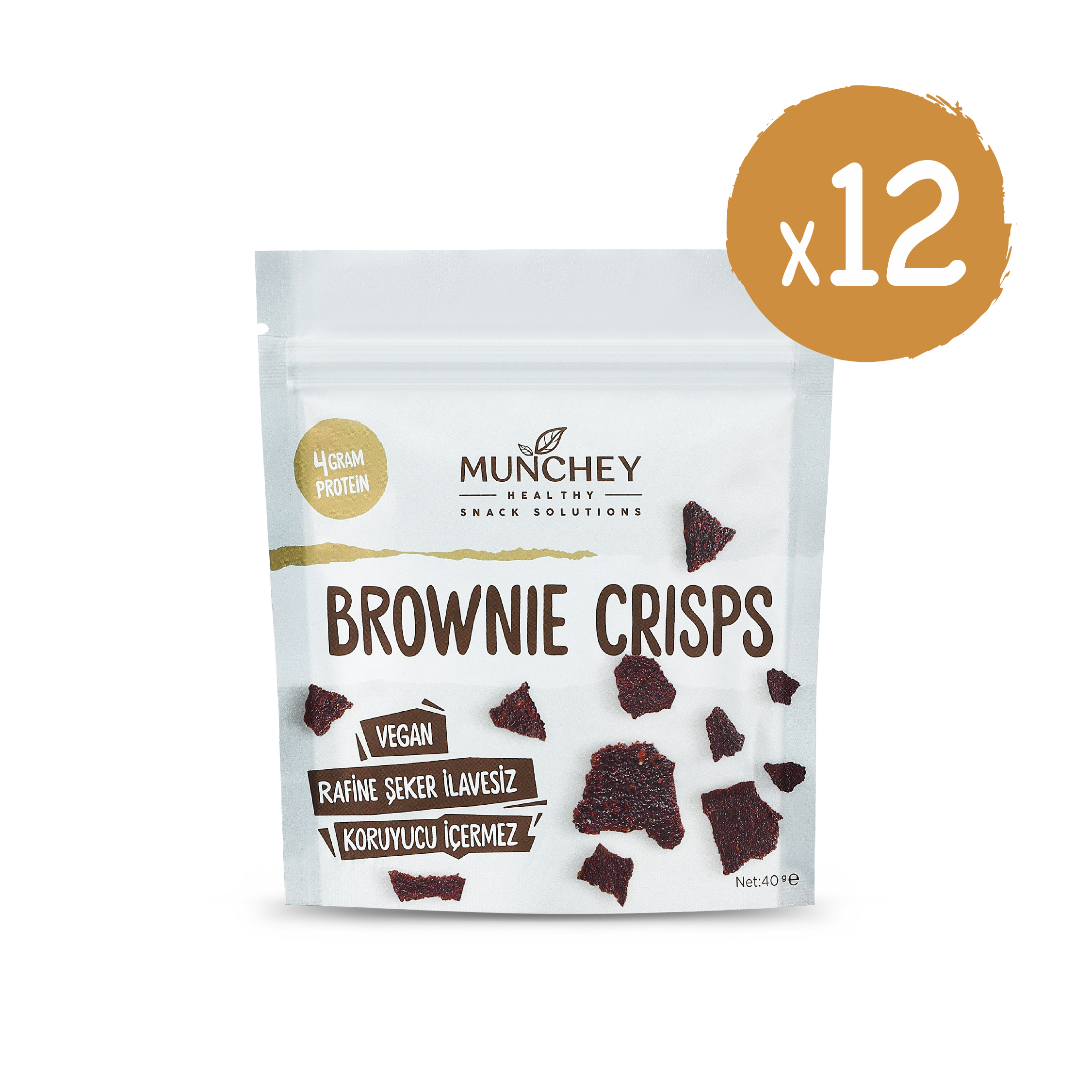 12'li Brownie Crisps 480g.