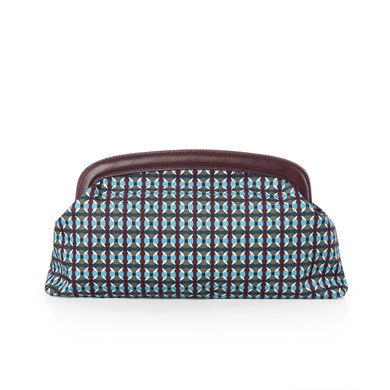 matnis Allegra Model Retro Desen Bordo Detaylı Çanta