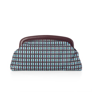 matnis Allegra Model Retro Desen Bordo Detaylı Çanta