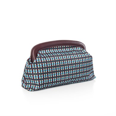 matnis Allegra Model Retro Desen Bordo Detaylı Çanta